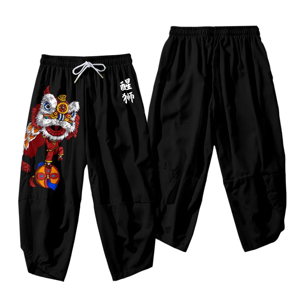 Vintage Japanese Kimono Pants By Nifineo Brown