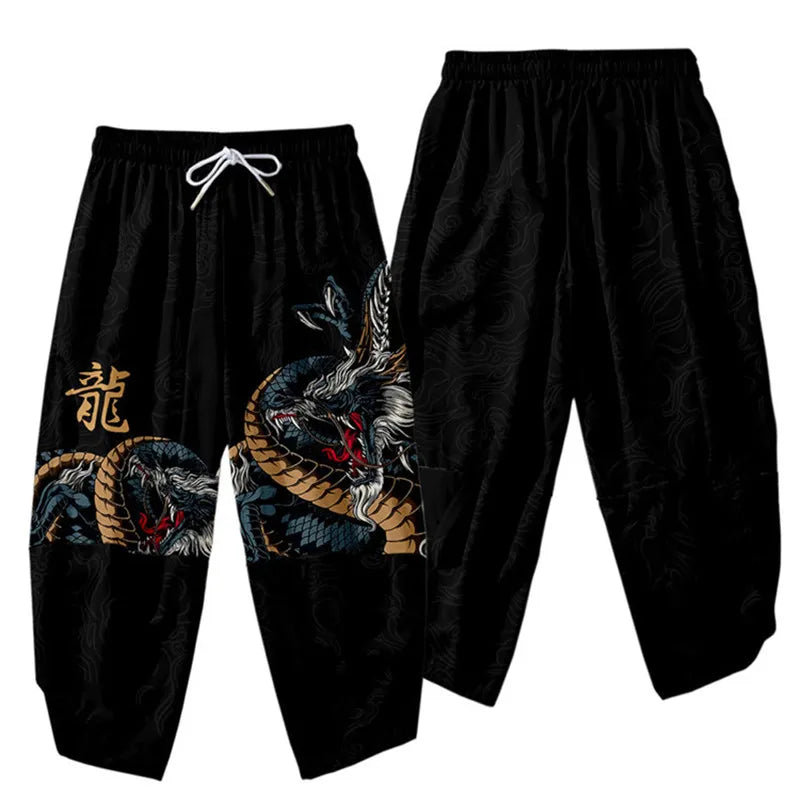 Vintage Japanese Kimono Pants By Nifineo Brown