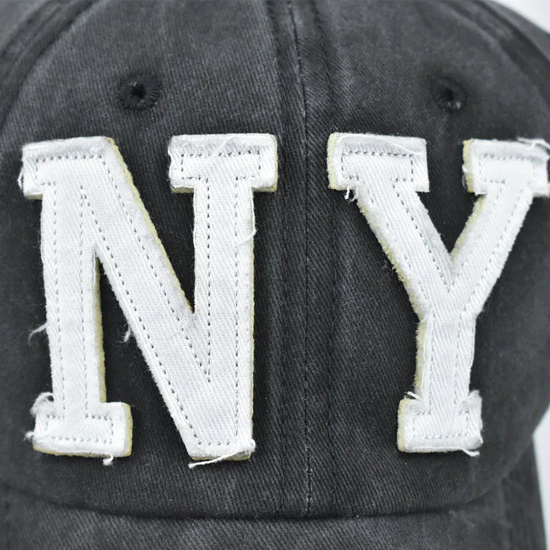 NY Embroidery Casquette Unisex Baseball Cap By Dylao