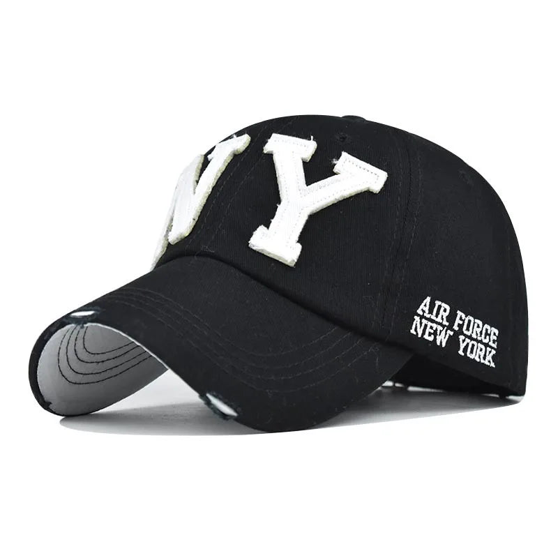 NY Embroidery Casquette Unisex Baseball Cap By Dylao
