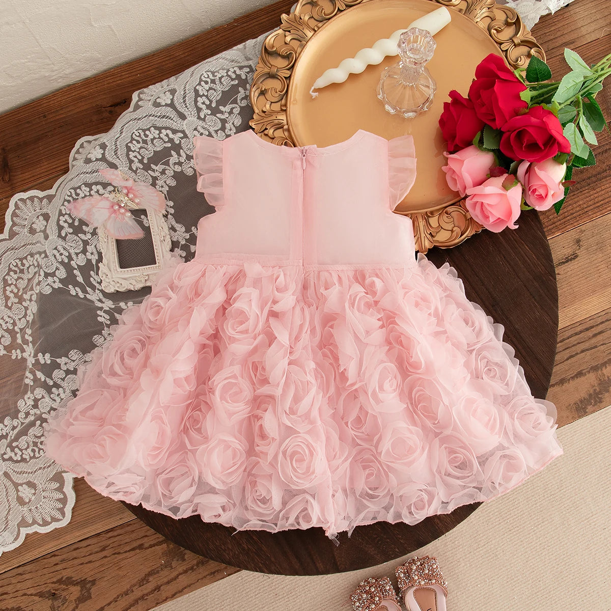 "The Red Princess" Children's Sleeveless Dress