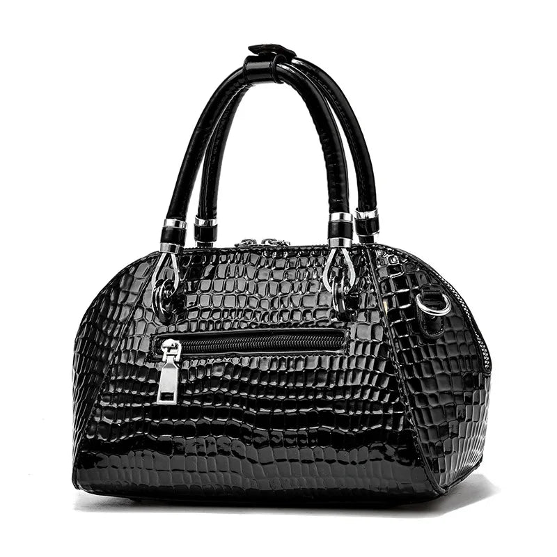 Yellow Crocodile Pattern Women Purse by Weixier