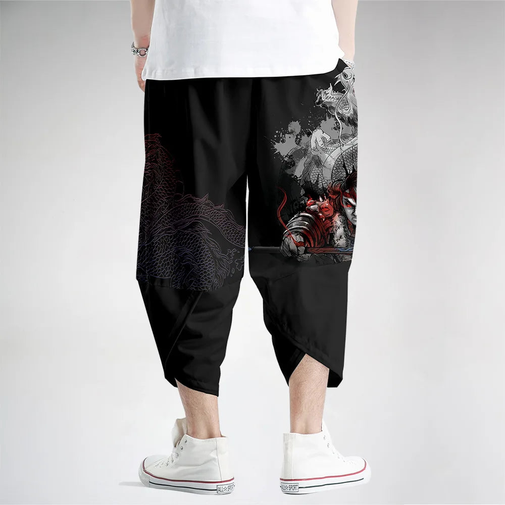 Vintage Japanese Kimono Pants By Nifineo Brown