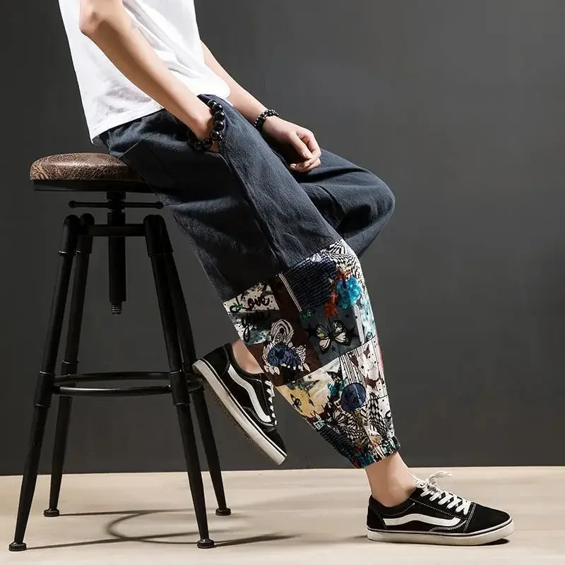 Vintage Japanese Kimono Pants