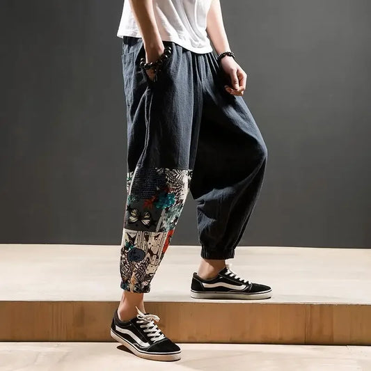 Vintage Japanese Kimono Pants
