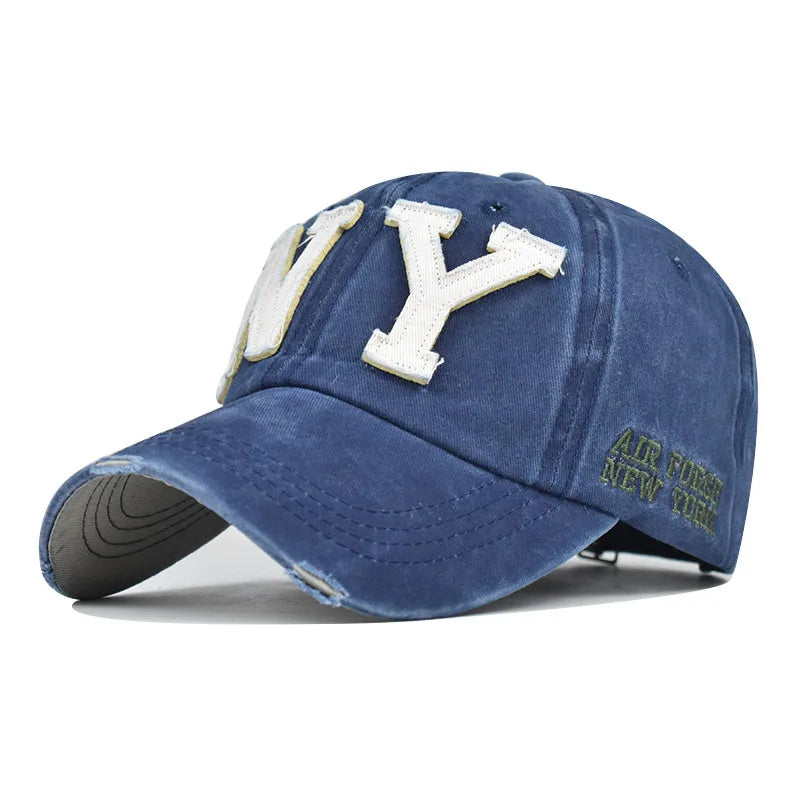 NY Embroidery Casquette Unisex Baseball Cap By Dylao