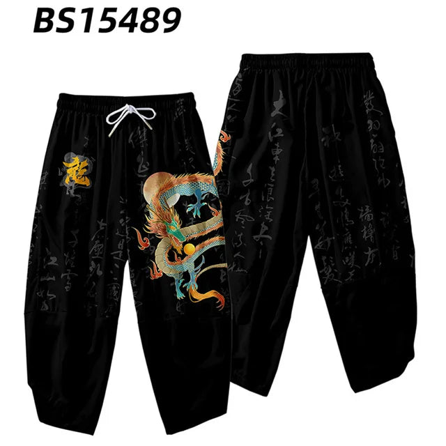 Vintage Japanese Kimono Pants By Nifineo Brown