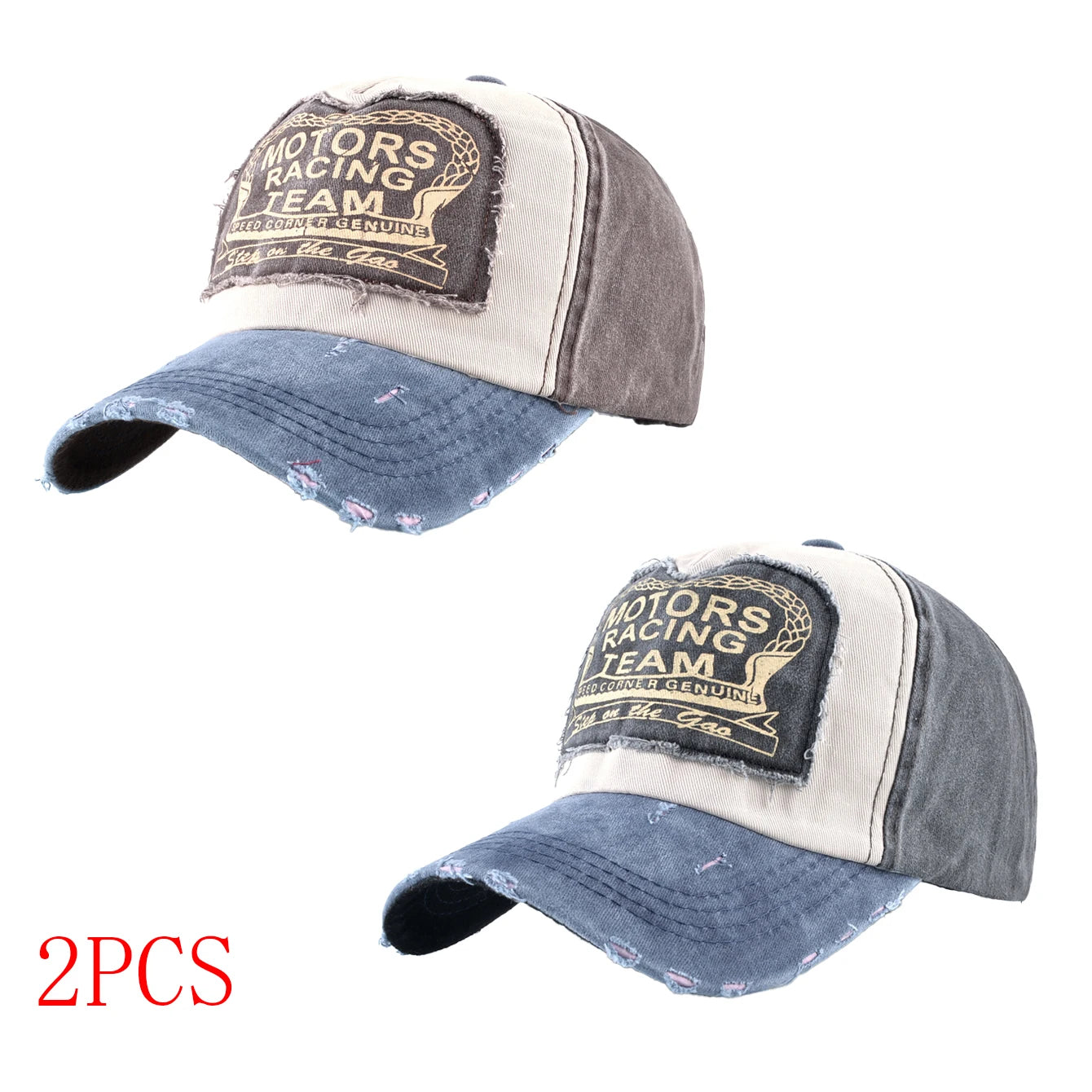 Vintage Washed Denim Unisex Baseball Cap