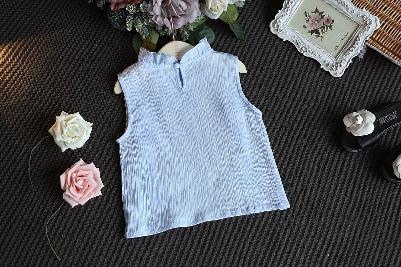 Baby Girls Ruffled Top + Shorts Outfit By Oopsmile
