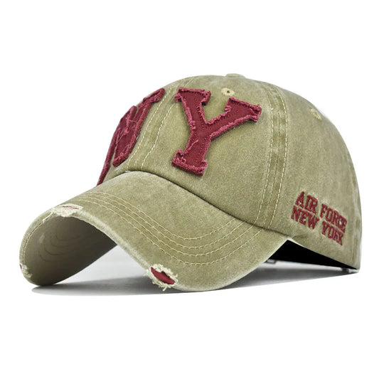NY Embroidery Casquette Unisex Baseball Cap By Dylao