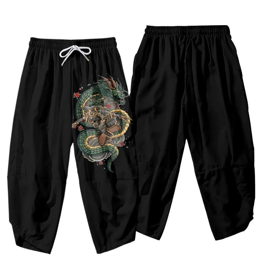 Vintage Japanese Kimono Pants By Nifineo Brown