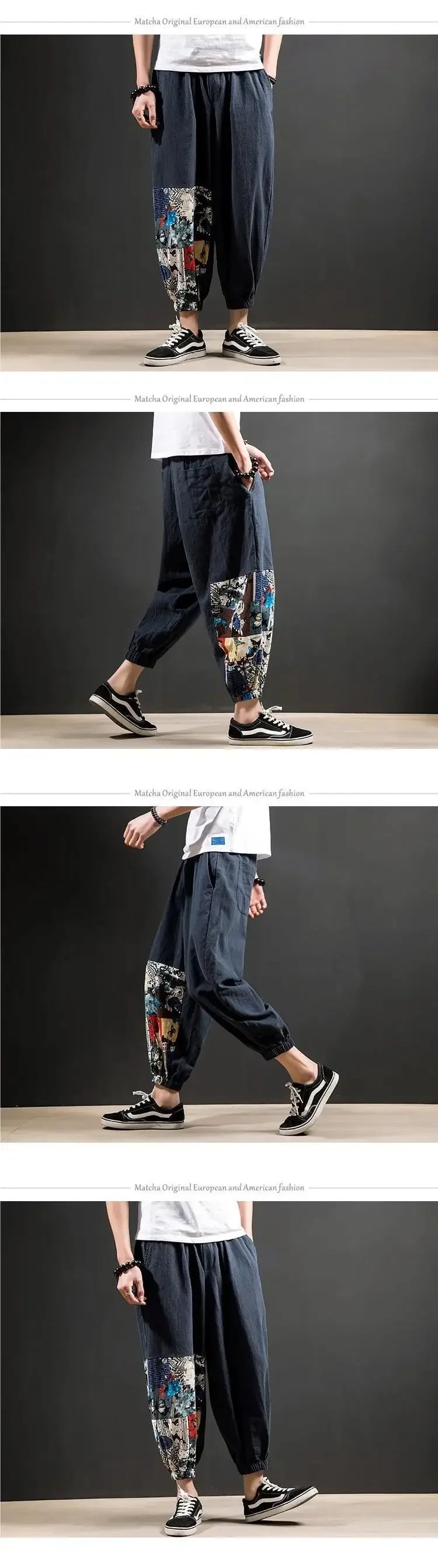 Vintage Japanese Kimono Pants