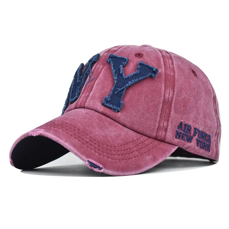 NY Embroidery Casquette Unisex Baseball Cap By Dylao