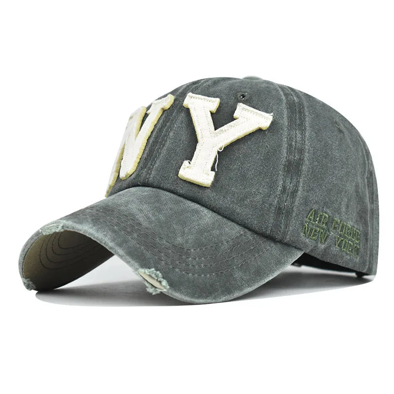 NY Embroidery Casquette Unisex Baseball Cap By Dylao