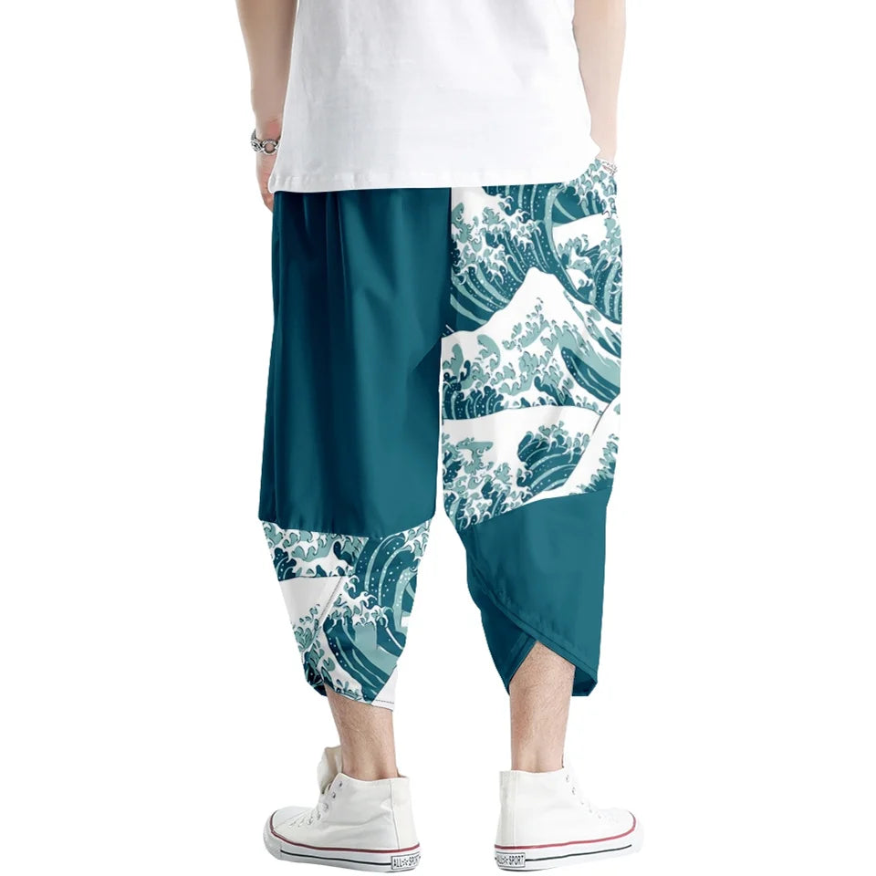 Vintage Japanese Kimono Pants By Nifineo Brown