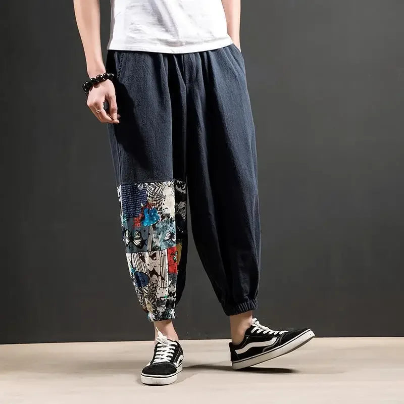Vintage Japanese Kimono Pants