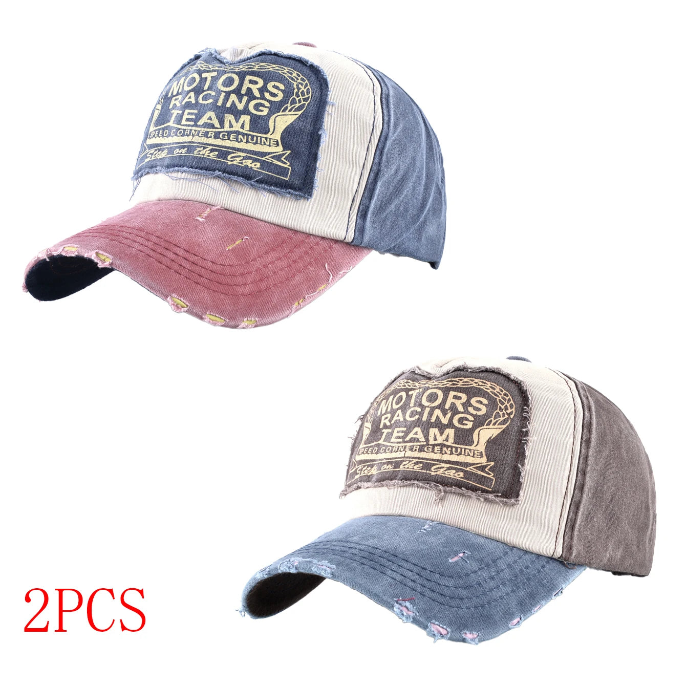 Vintage Washed Denim Unisex Baseball Cap