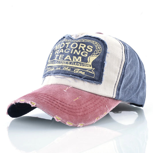 Vintage Washed Denim Unisex Baseball Cap