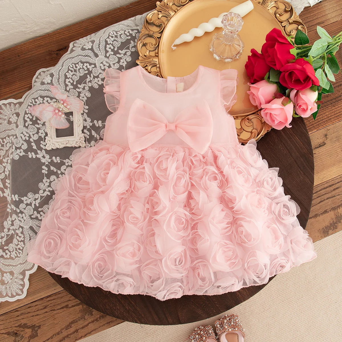 "The Red Princess" Children's Sleeveless Dress