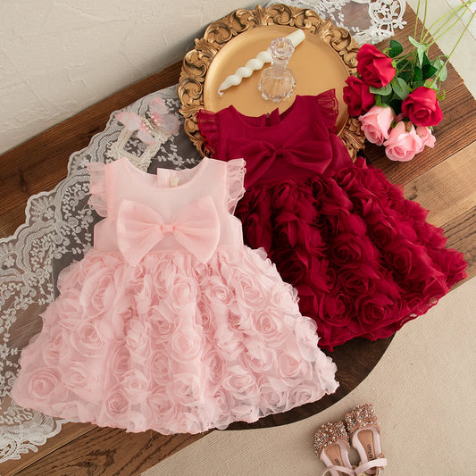 "The Red Princess" Children's Sleeveless Dress