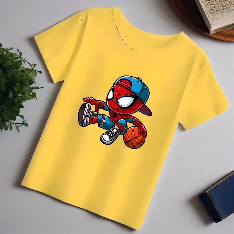Spiderboy Printed Kids Casual T Shirt