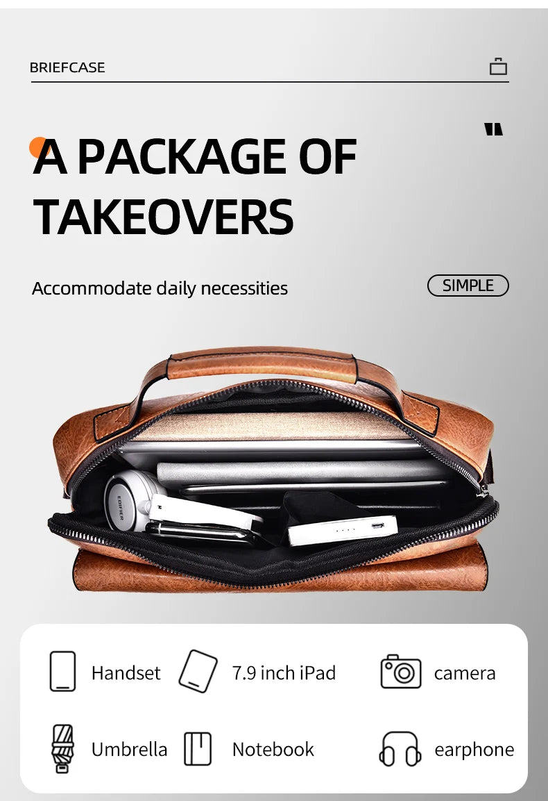 Men's Messenger Bag by Weixier