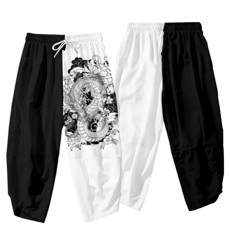 Vintage Japanese Kimono Pants By Nifineo Brown