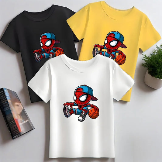 Spiderboy Printed Kids Casual T Shirt