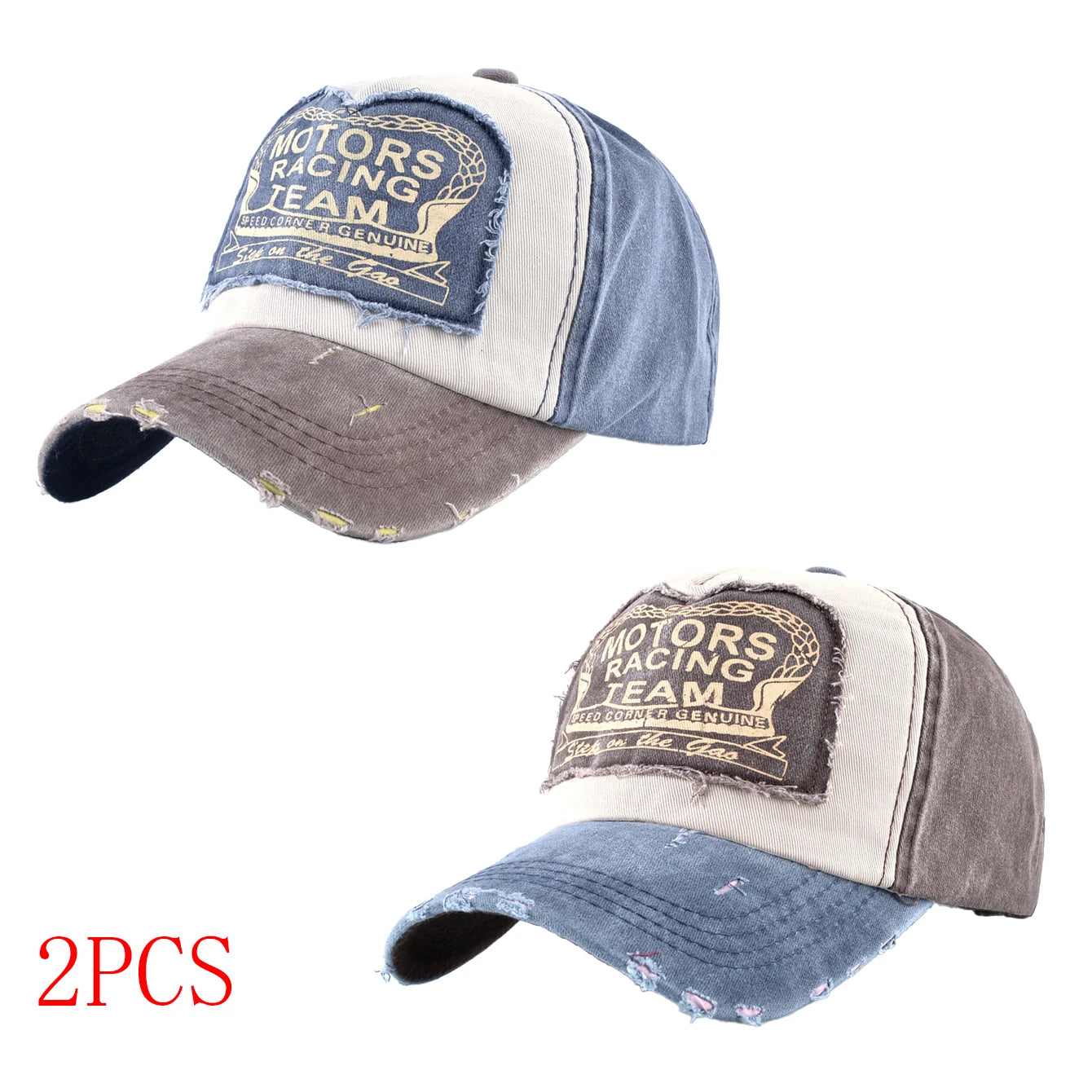 Vintage Washed Denim Unisex Baseball Cap