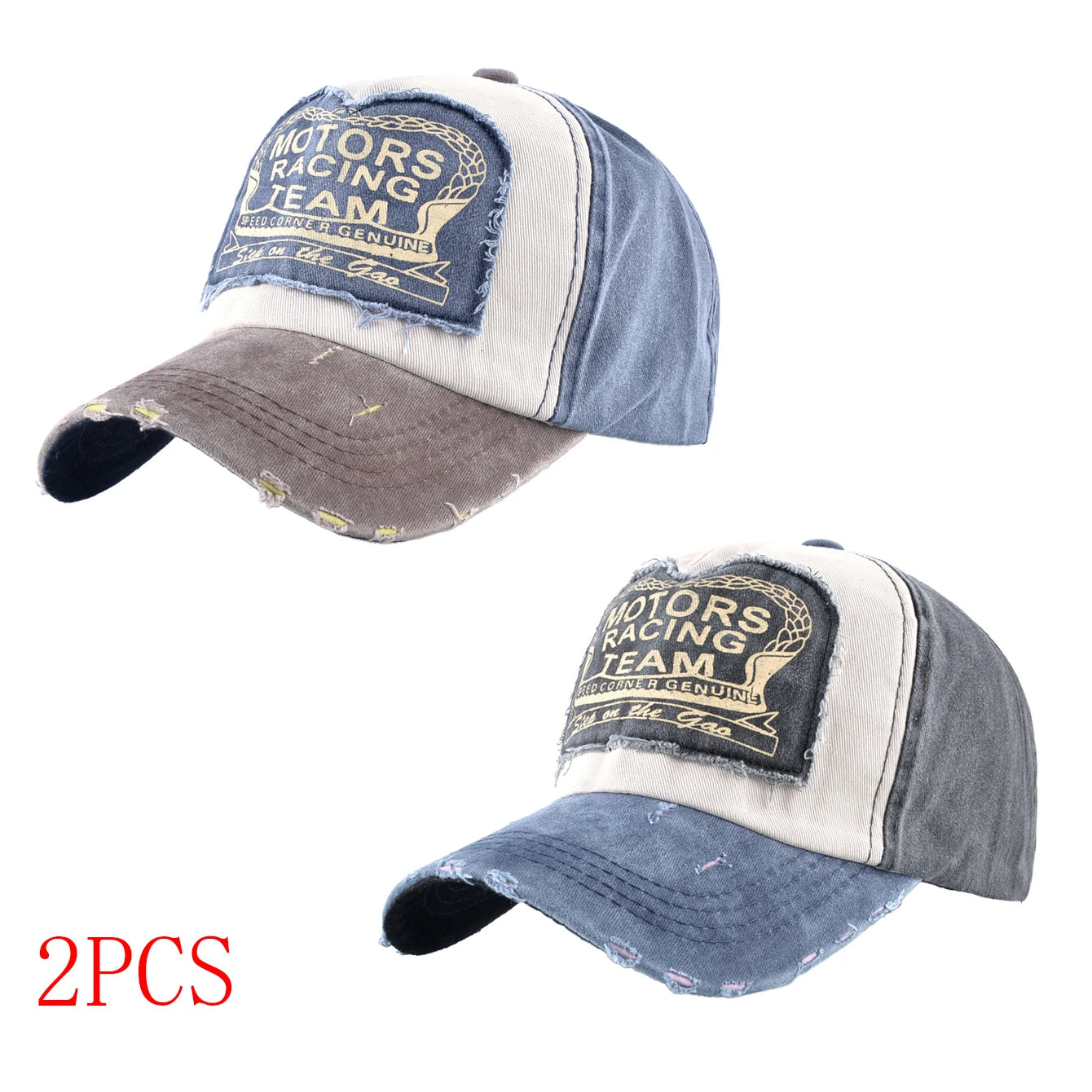 Vintage Washed Denim Unisex Baseball Cap